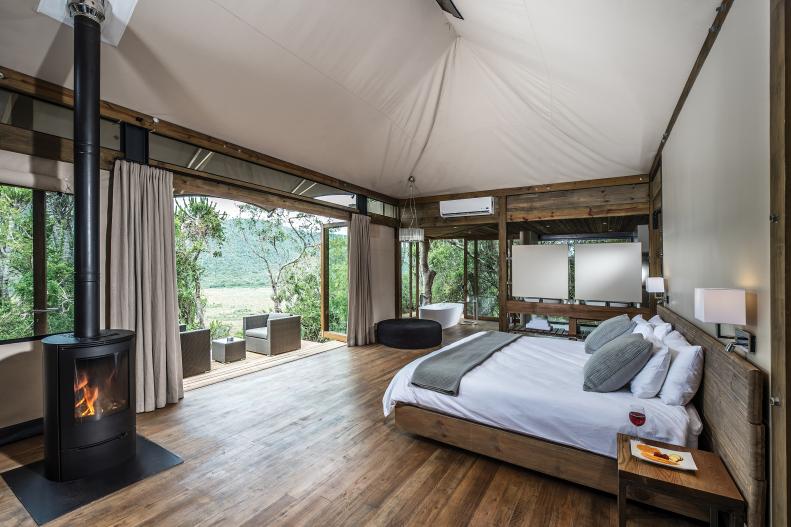 Safari Bedroom on South African Game Reserve
