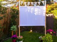 Make Your Own Outdoor Movie Screen