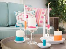 These stylish citronella candles are a triple threat — they’re pretty; they're functional; and they'll keep the mosquitoes away.