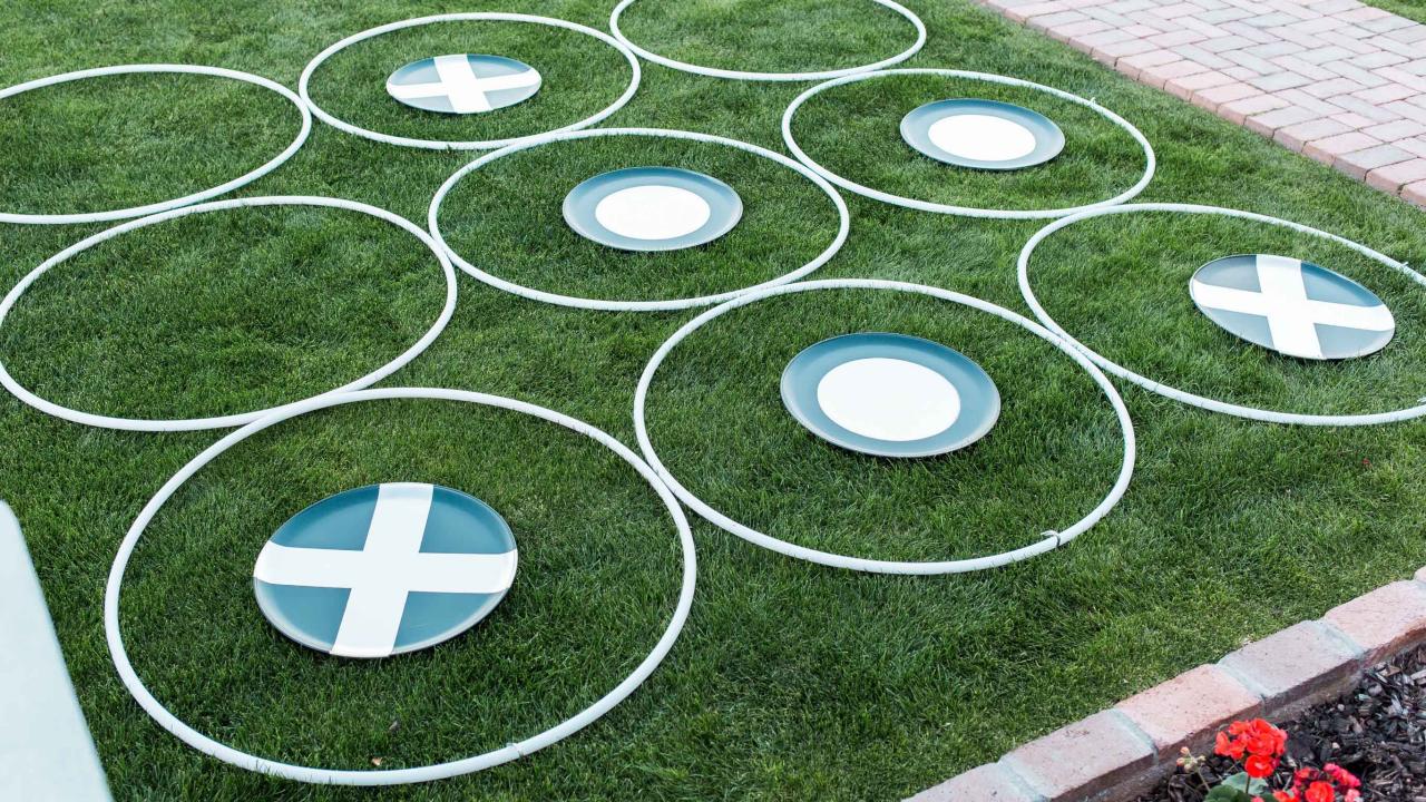 DIY Tic Tac Toe  Outdoor Lawn Games - Scorch Marker