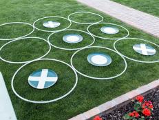 Add BIG time fun to your next outdoor get together with this over-sized Tic Tac Toe game you can build with your kids!