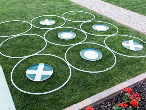How to Make a Giant Outdoor Tic-Tac-Toe With Hula Hoops