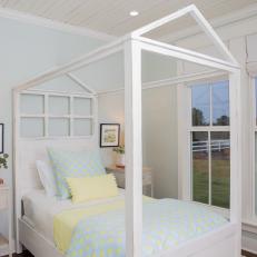 Children's Bedroom with Canopy Bed