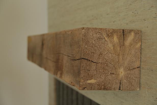 Rustic Wood Mantel