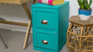 Chic Filing Cabinet Makeover