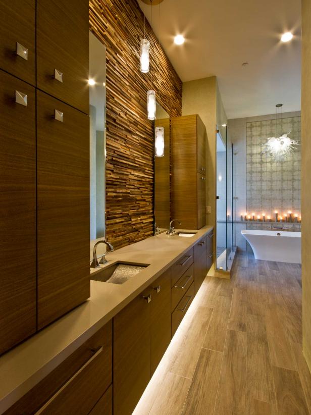 Storage and Functionality in Master Bathroom