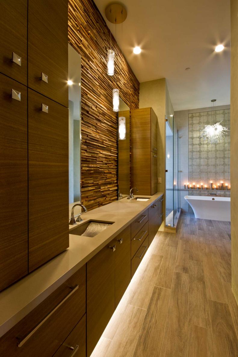Stylish Master Bathroom with Storage and Functionality