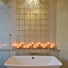 Relaxing, Spa-Inspired Master Bathroom with Soaking Tub