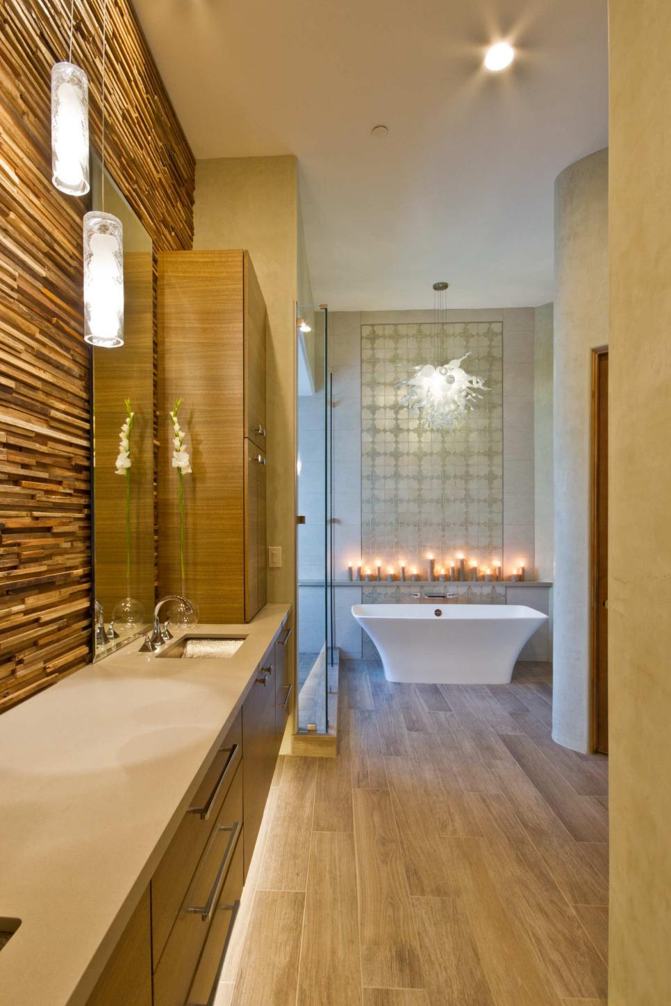 Relaxing SpaInspired Master Bathroom HGTV