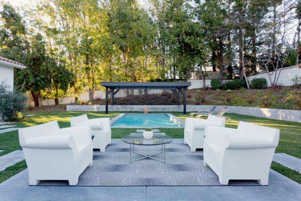 Black and White, Modern Backyard and Patio | HGTV