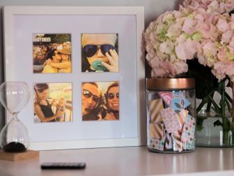 Showcase your fave instagrams with this remote-controlled DIY Light Up Shadowbox you can make in under 5 minutes!