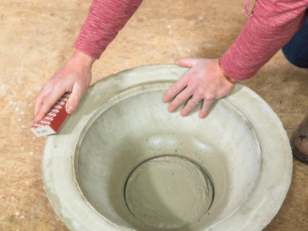 Sand Concrete Bowl