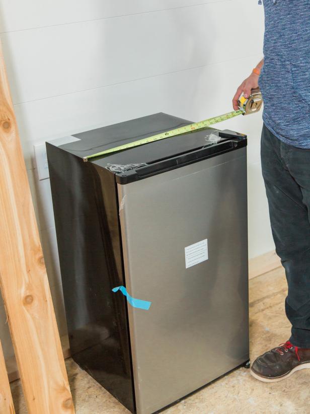How To Build An Outdoor Minibar, Mini Refrigerator That Looks Like A Cabinet