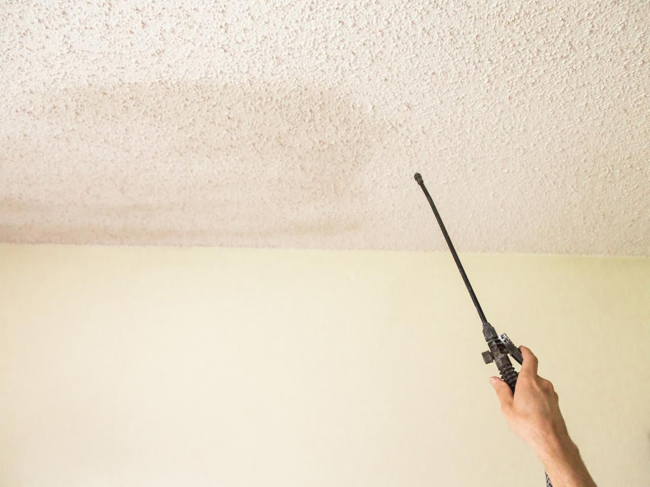 How To Remove A Popcorn Ceiling How Tos Diy