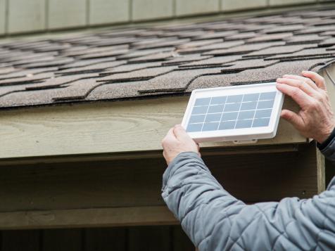 How to Install a Solar-Panel Security Light