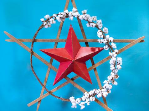 How to Make a Rustic-Style Star Wreath