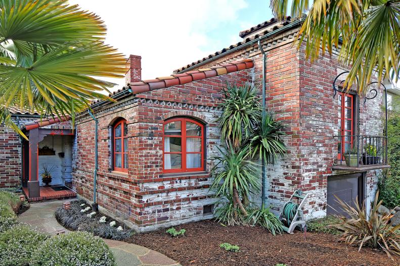 Spanish Eclectic Home's Front Entrance