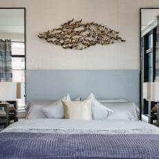 Symmetry Rules in Contemporary Master Bedroom