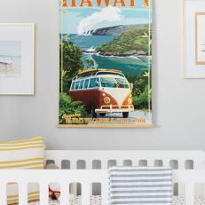 Hawaii Vintage Art and Crib