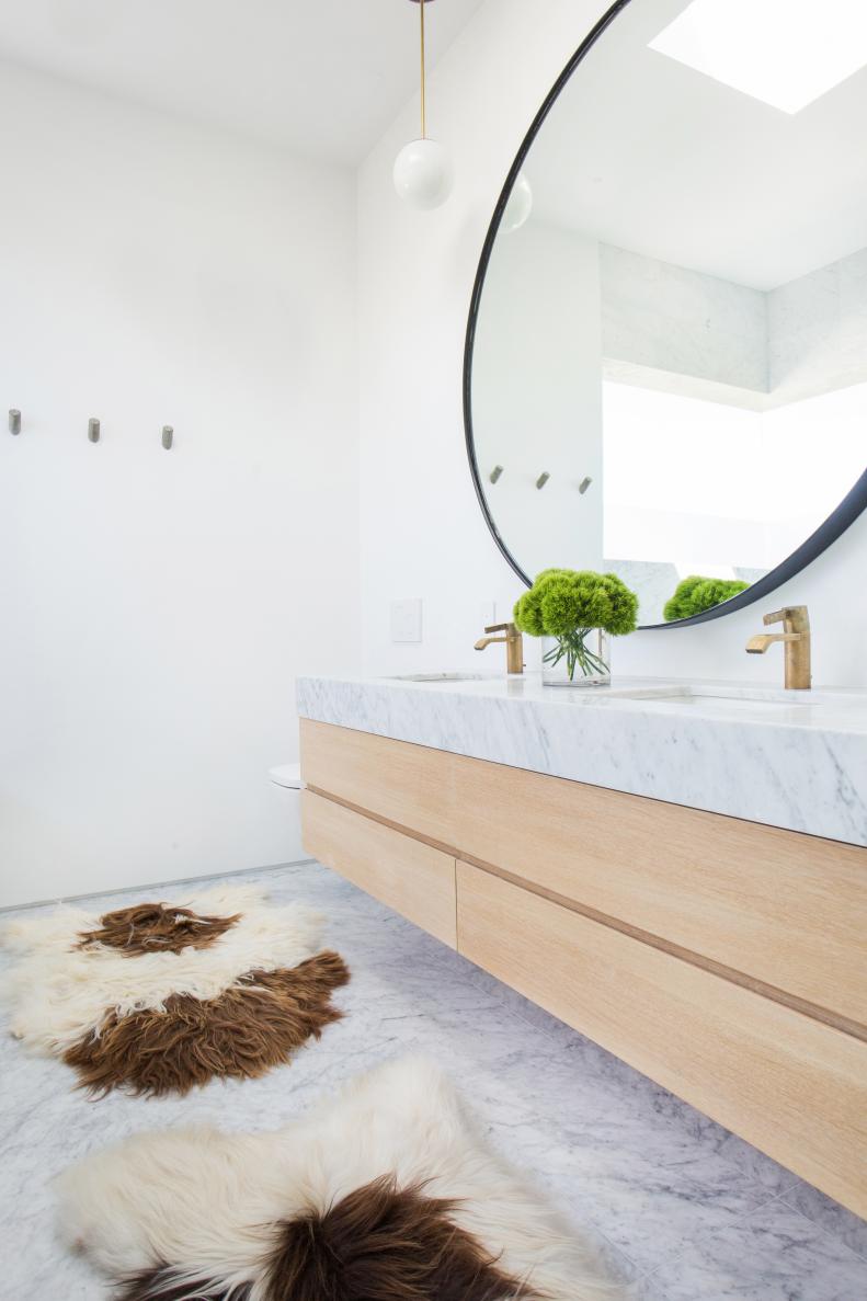 Contemporary Bathroom With Floating Vanity