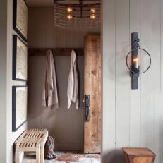 Rustic and Welcoming Entryway