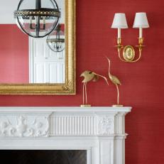 Classic White Fireplace is Sophisticated 