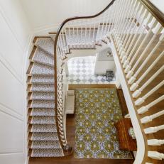 Traditional Staircase Full of Pattern