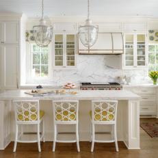 Sophisticated, Transitional Eat-In Kitchen