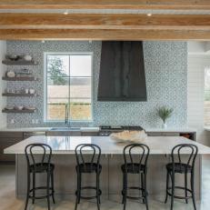 Multi-Functional Kitchen Island Adds Casual Dining Option 