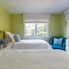 Color, Pattern Set Playful Tone in California Guest Room