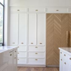 Custom Cabinets with Brass Cabinet Hardware