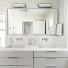 Master Bathroom With Double Vanity