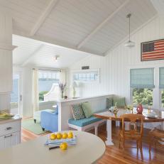 Open Concept Living Spaces in Renovated Beach House