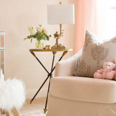Nursery With Pink Armchair