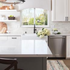 Farmhouse Sink Makes for Easy Prep and Cleanup