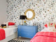Contemporary Girls' Room With Woodland Inspiration