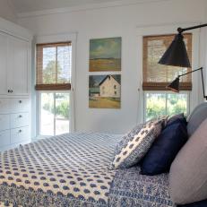 Vintage Paintings Add Warmth and Charm to Master Bedroom