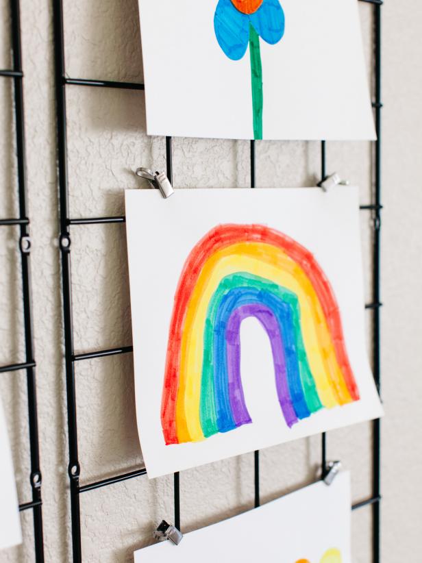 Child's Drawing of a Rainbow 