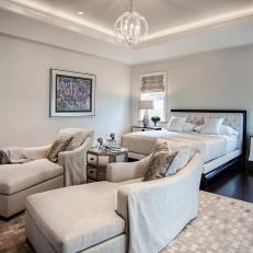 Chaise Lounges Add Seating Option to Master Bedroom