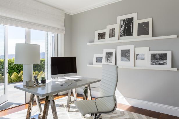 Gray Home Office