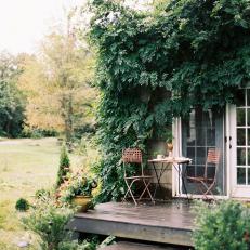Small Deck Extends Cottage Living Space
