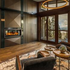Ski Getaway Master Bedroom with Fireplace