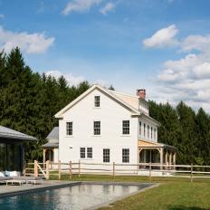 Rural Farmhouse with Connecting Pool and Guest House
