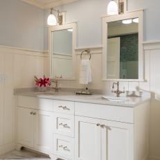 Simple and Elegant Master Bathroom Vanity