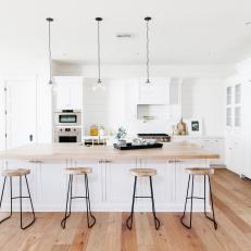 Kitchen Island with Breakfast Bar