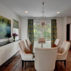 Traditional Meets Contemporary Dining Room