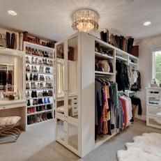 Sophisticated Walk-In Closet