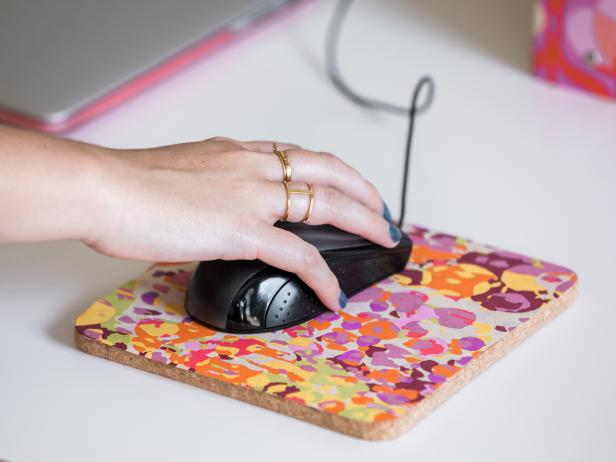 How to Make an Easy, DIY Mousepad | HGTV