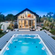 Pool Adds Outdoor Entertainment Space