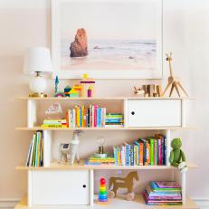 Bookshelf in Kid's Room